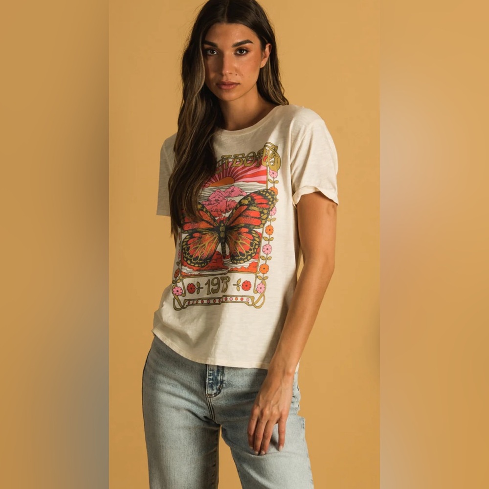 BILLABONG The Women's Magic Maker T-Shirt tan multi color